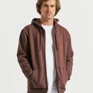 Moletom Volcom Canguru Single Stone Vinho