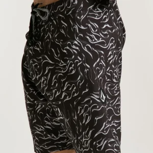 Boardshort Volcom Flames Preto