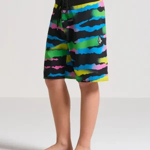 Boardshort Volcom Zebra Juvenil Multi