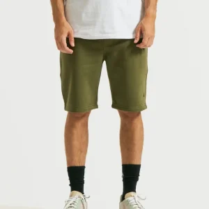 Bermuda Moletom Volcom Single Stone Militar