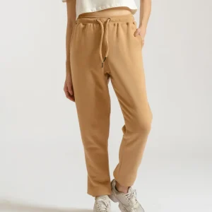 Calça Moletom Volcom Stone Heart Caramelo