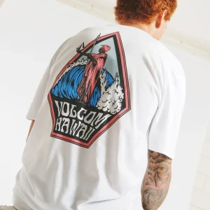 Camiseta Volcom Regular Barel King Branca