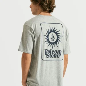 Camiseta Volcom Regular Sunrizer Cinza