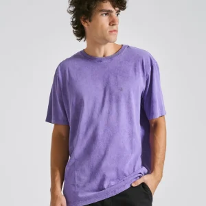 Camiseta Volcom Solid Stone Roxa
